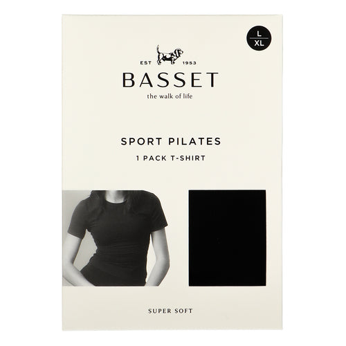 T-shirt Pilates zwart