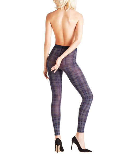 Tartan Legging marine
