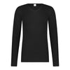 Thermo Shirt Long Sleeve V-Neck Men 30246 090 Black