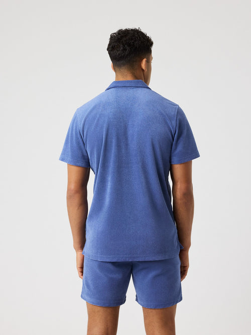 Toweling Pool Shirt BL191 Coastal Fjord