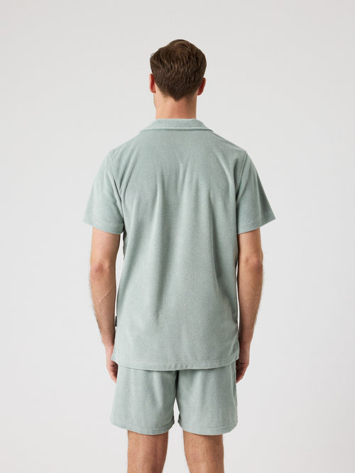 Toweling Pool Shirt GY024 Slate grijs